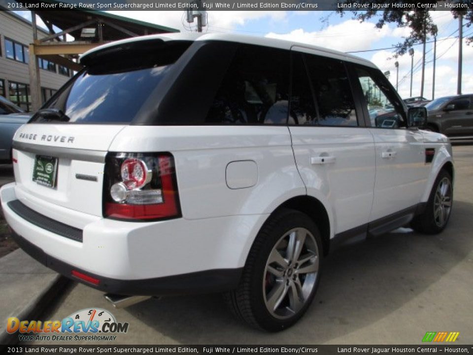 2013 Land Rover Range Rover Sport Supercharged Limited Edition Fuji White / Limited Edition Ebony/Cirrus Photo #10