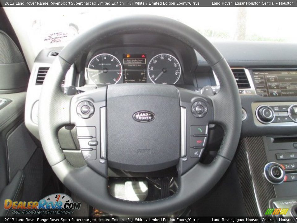 2013 Land Rover Range Rover Sport Supercharged Limited Edition Steering Wheel Photo #15