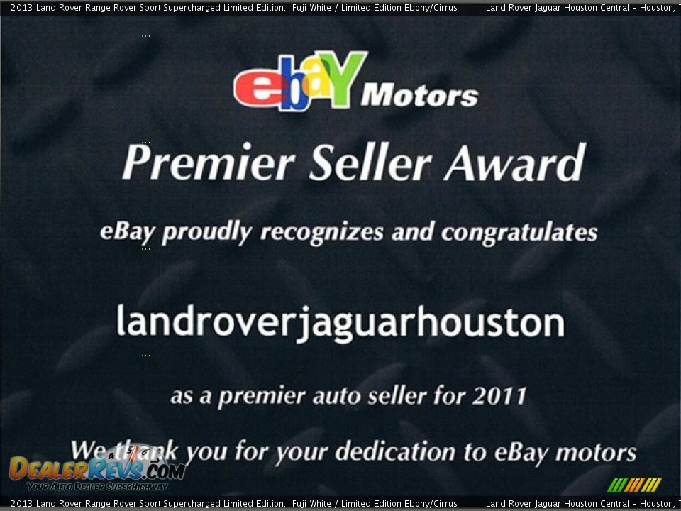 Dealer Info of 2013 Land Rover Range Rover Sport Supercharged Limited Edition Photo #19
