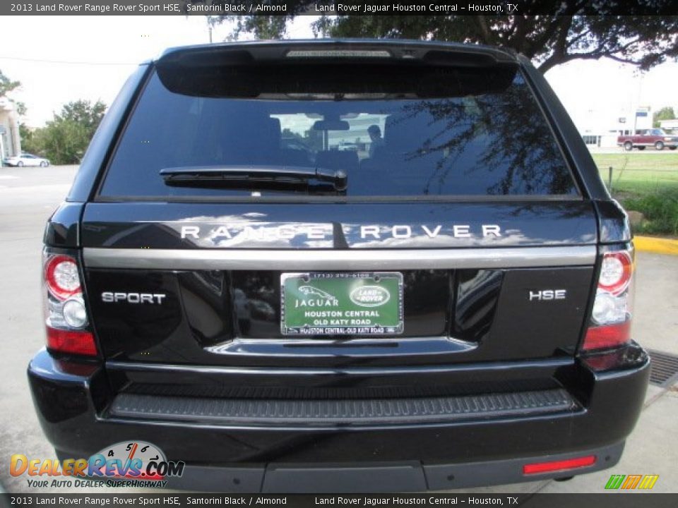 2013 Land Rover Range Rover Sport HSE Santorini Black / Almond Photo #9