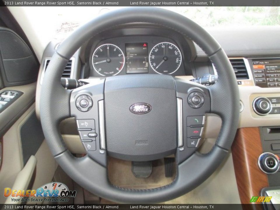 2013 Land Rover Range Rover Sport HSE Santorini Black / Almond Photo #15