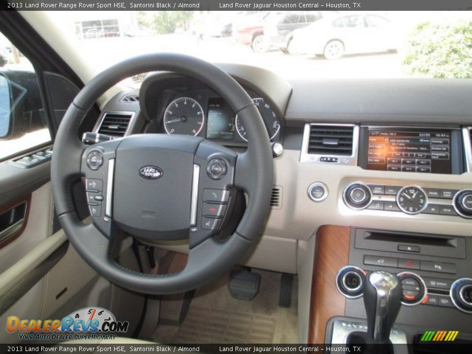 2013 Land Rover Range Rover Sport HSE Santorini Black / Almond Photo #16