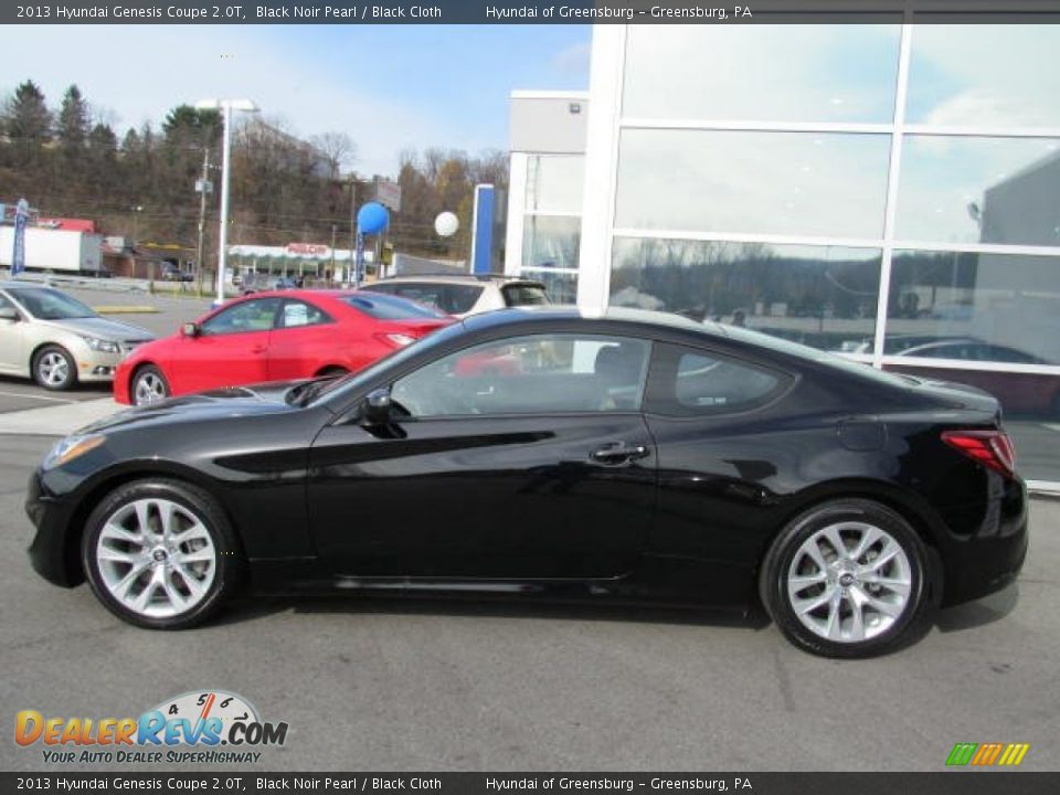 Black Noir Pearl 2013 Hyundai Genesis Coupe 2.0T Photo #2