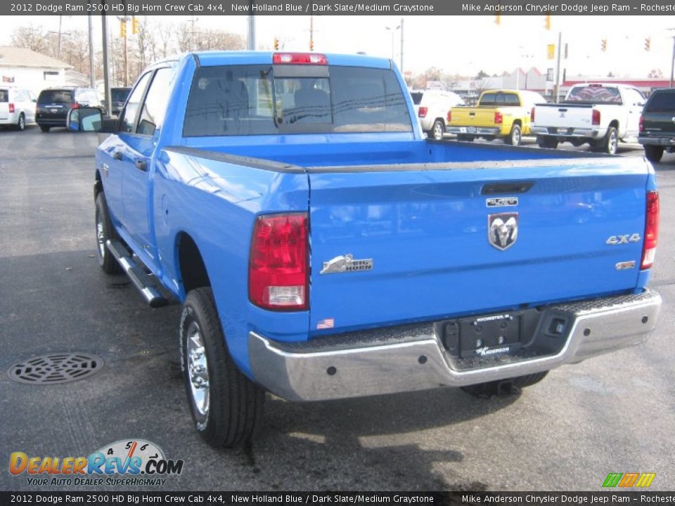2012 Dodge Ram 2500 HD Big Horn Crew Cab 4x4 New Holland Blue / Dark Slate/Medium Graystone Photo #3