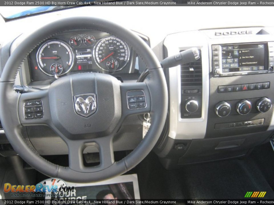Dashboard of 2012 Dodge Ram 2500 HD Big Horn Crew Cab 4x4 Photo #4