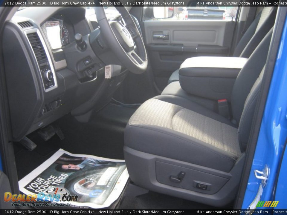 Dark Slate/Medium Graystone Interior - 2012 Dodge Ram 2500 HD Big Horn Crew Cab 4x4 Photo #5