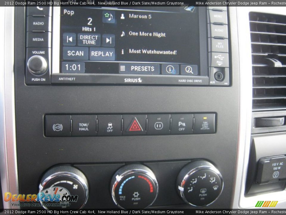 Controls of 2012 Dodge Ram 2500 HD Big Horn Crew Cab 4x4 Photo #6