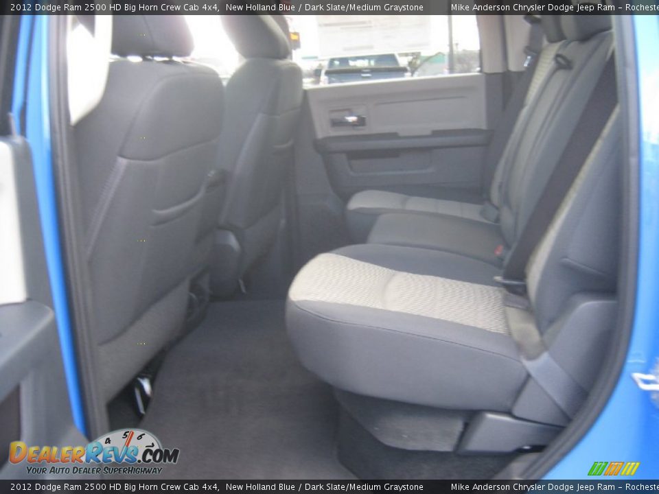 Rear Seat of 2012 Dodge Ram 2500 HD Big Horn Crew Cab 4x4 Photo #7