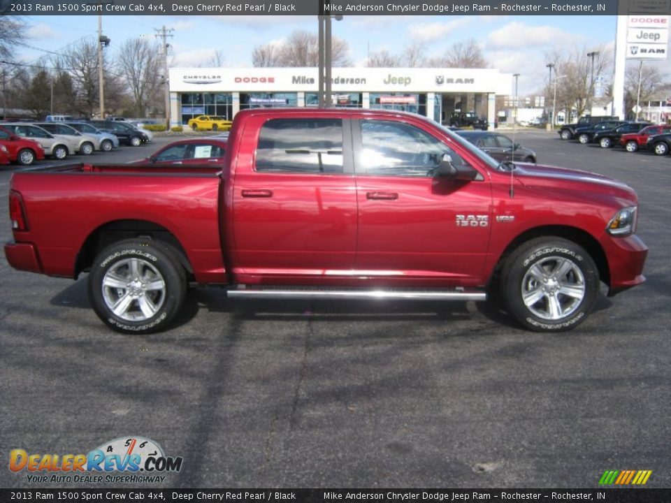 Deep Cherry Red Pearl 2013 Ram 1500 Sport Crew Cab 4x4 Photo #2