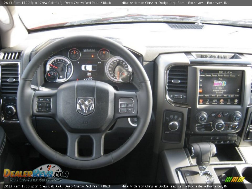 Dashboard of 2013 Ram 1500 Sport Crew Cab 4x4 Photo #4