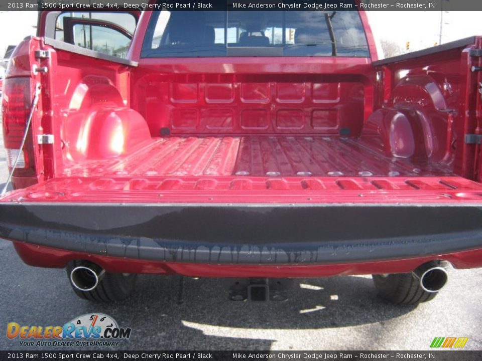 2013 Ram 1500 Sport Crew Cab 4x4 Deep Cherry Red Pearl / Black Photo #8