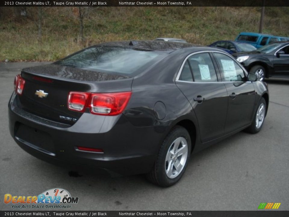2013 Chevrolet Malibu LT Taupe Gray Metallic / Jet Black Photo #8