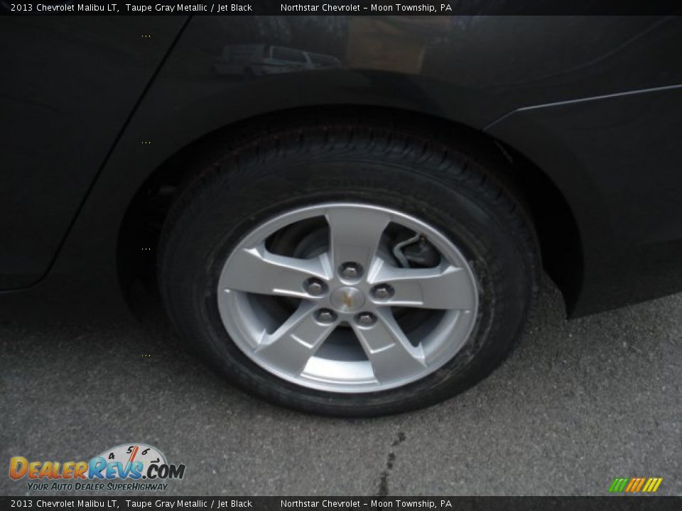 2013 Chevrolet Malibu LT Taupe Gray Metallic / Jet Black Photo #9