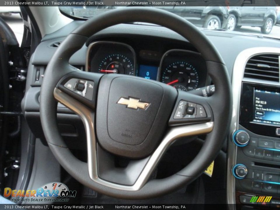 2013 Chevrolet Malibu LT Taupe Gray Metallic / Jet Black Photo #18