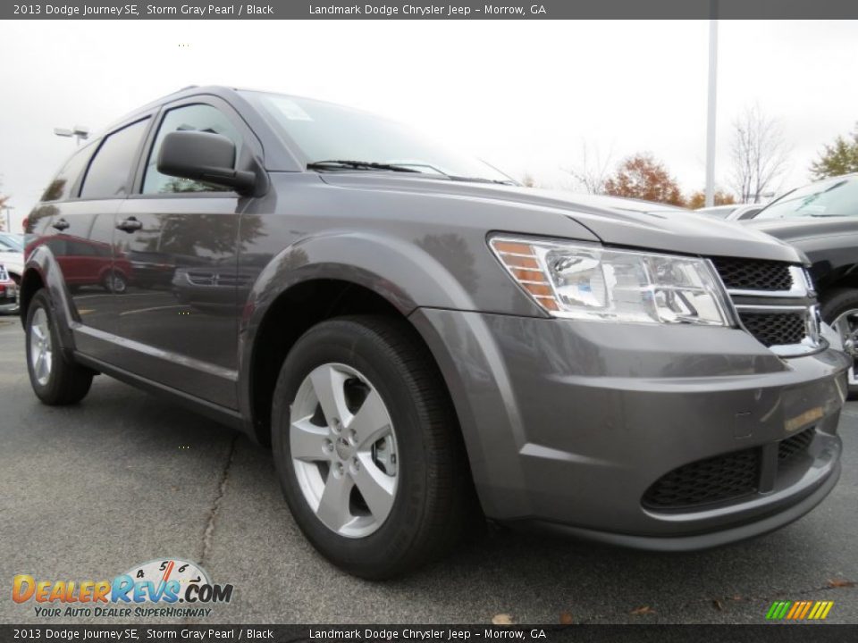 2013 Dodge Journey SE Storm Gray Pearl / Black Photo #4