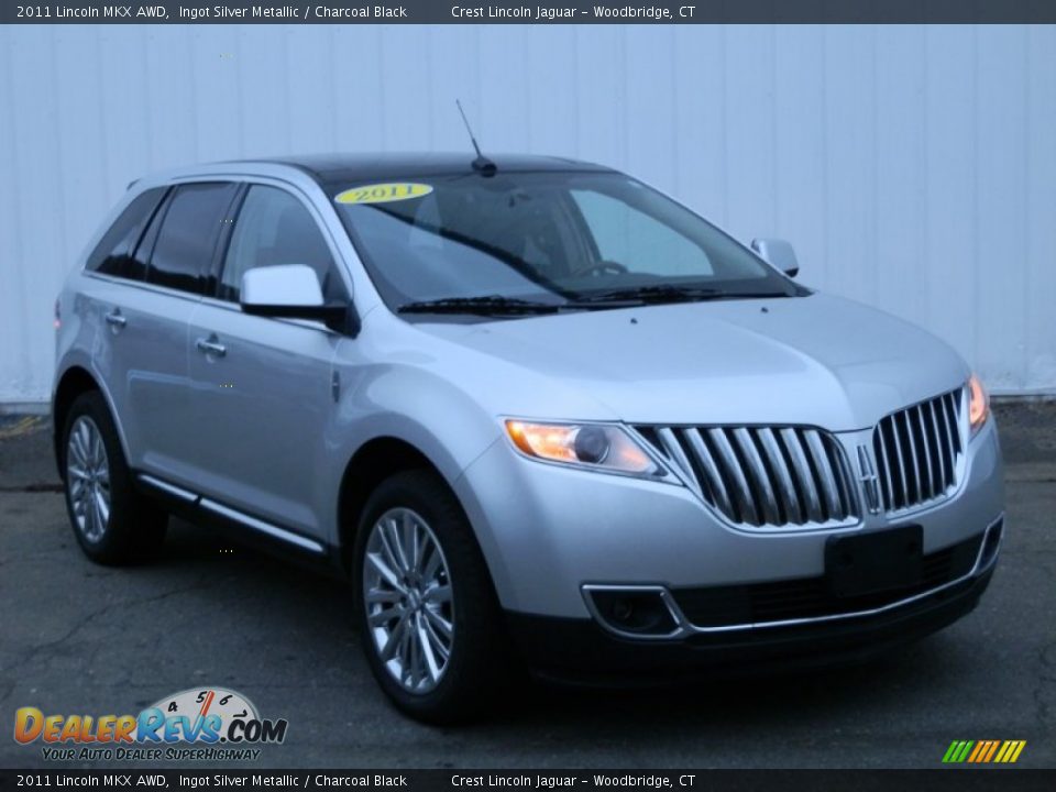 2011 Lincoln MKX AWD Ingot Silver Metallic / Charcoal Black Photo #3