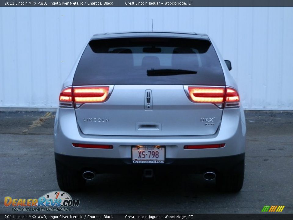 2011 Lincoln MKX AWD Ingot Silver Metallic / Charcoal Black Photo #5