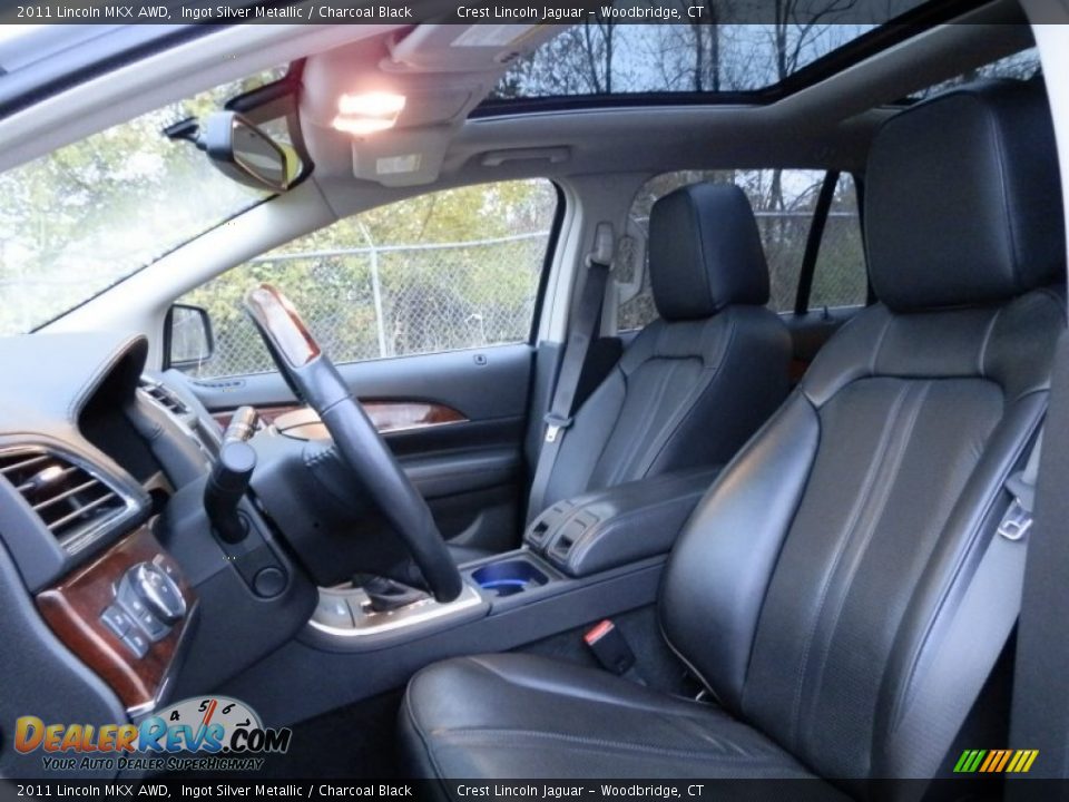 2011 Lincoln MKX AWD Ingot Silver Metallic / Charcoal Black Photo #8