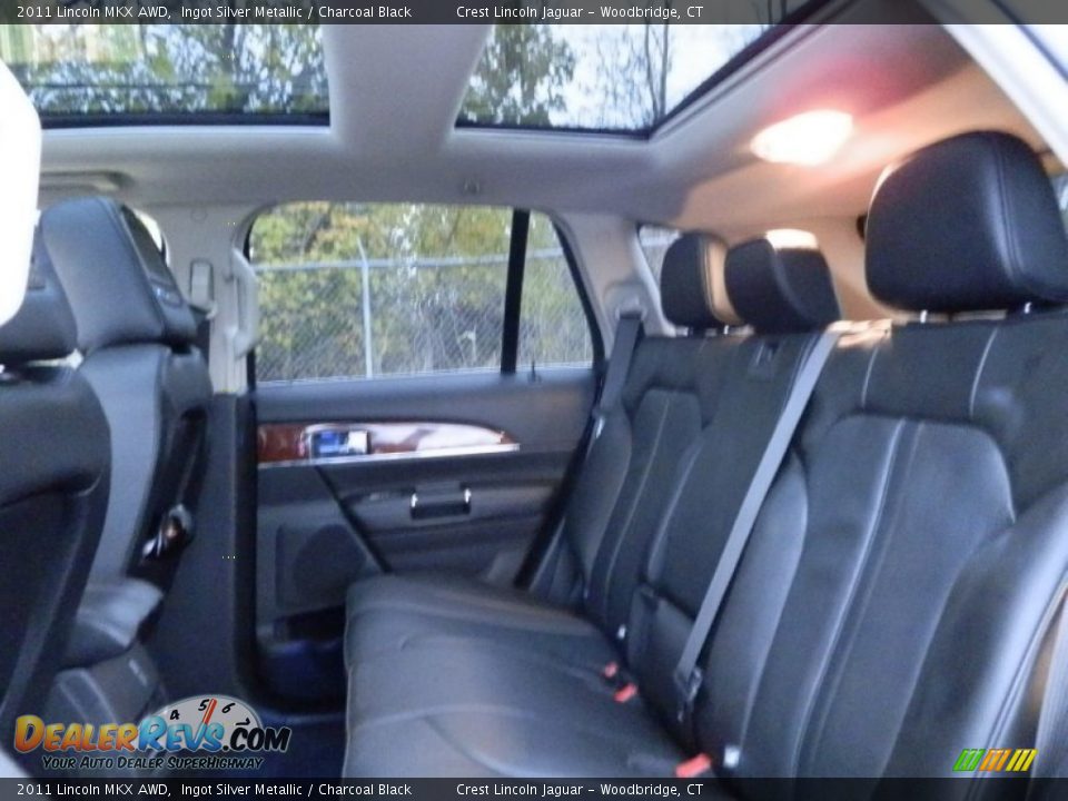 2011 Lincoln MKX AWD Ingot Silver Metallic / Charcoal Black Photo #9