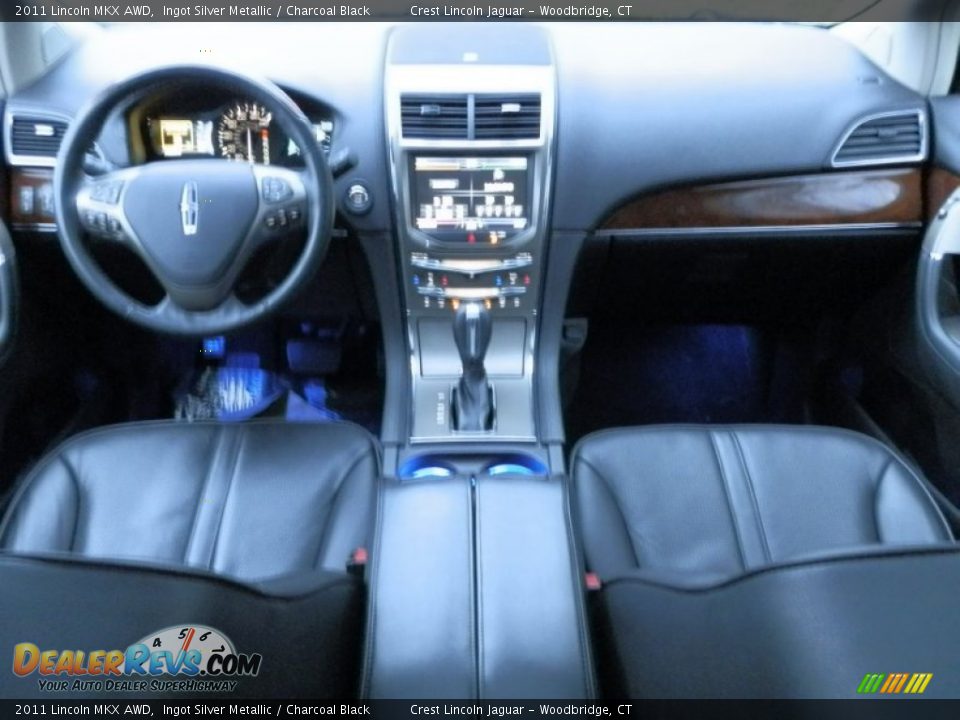 2011 Lincoln MKX AWD Ingot Silver Metallic / Charcoal Black Photo #10