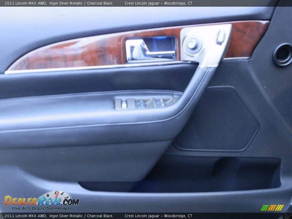 2011 Lincoln MKX AWD Ingot Silver Metallic / Charcoal Black Photo #13