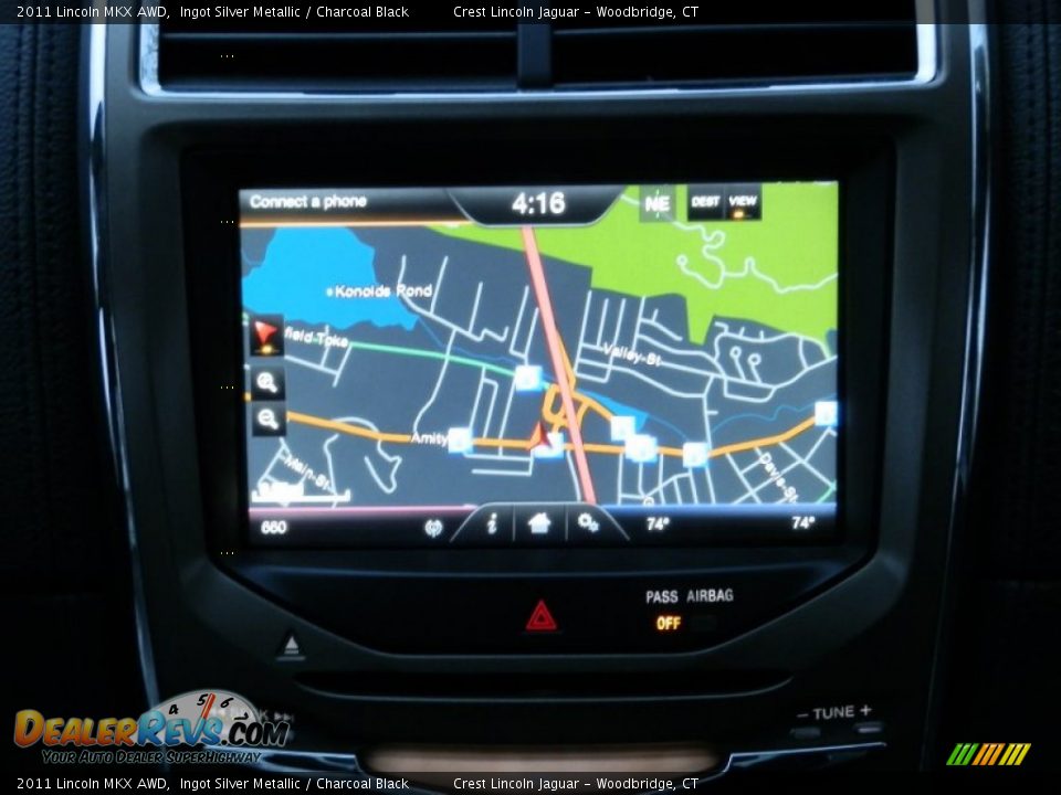 2011 Lincoln MKX AWD Ingot Silver Metallic / Charcoal Black Photo #16