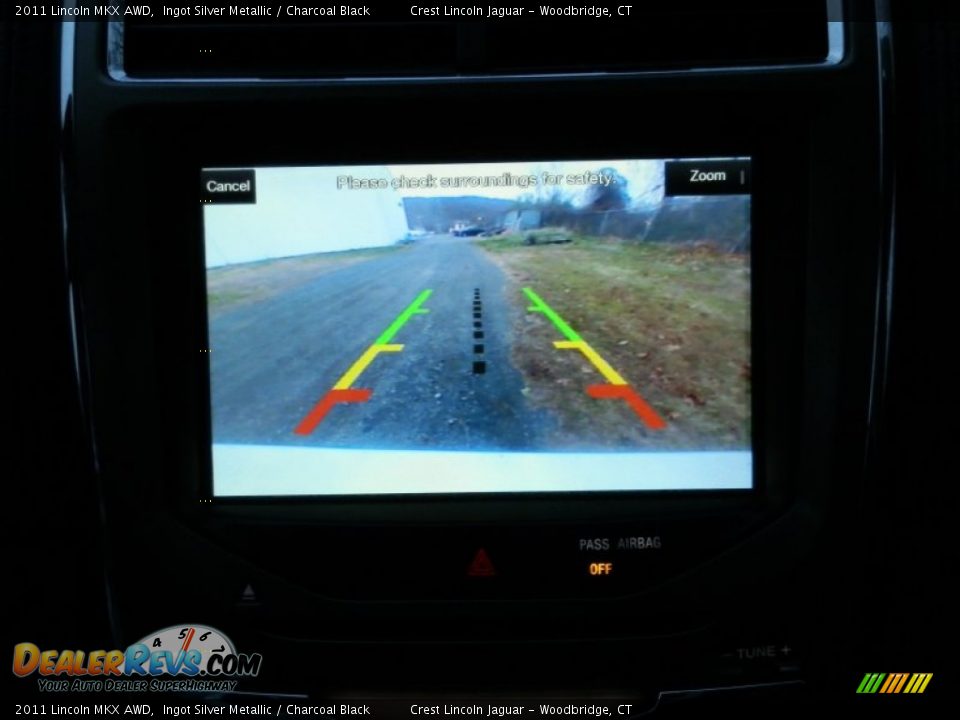 2011 Lincoln MKX AWD Ingot Silver Metallic / Charcoal Black Photo #17