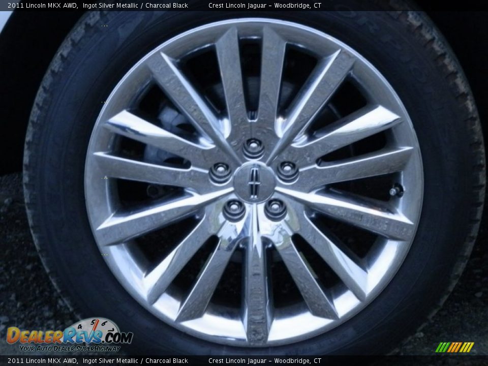 2011 Lincoln MKX AWD Ingot Silver Metallic / Charcoal Black Photo #19
