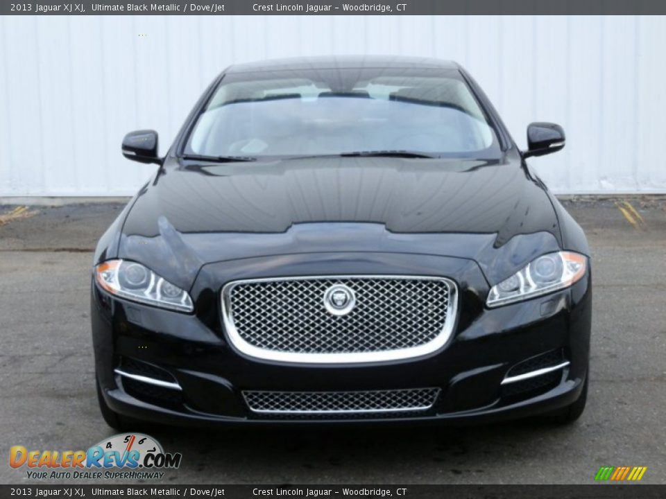 2013 Jaguar XJ XJ Ultimate Black Metallic / Dove/Jet Photo #2