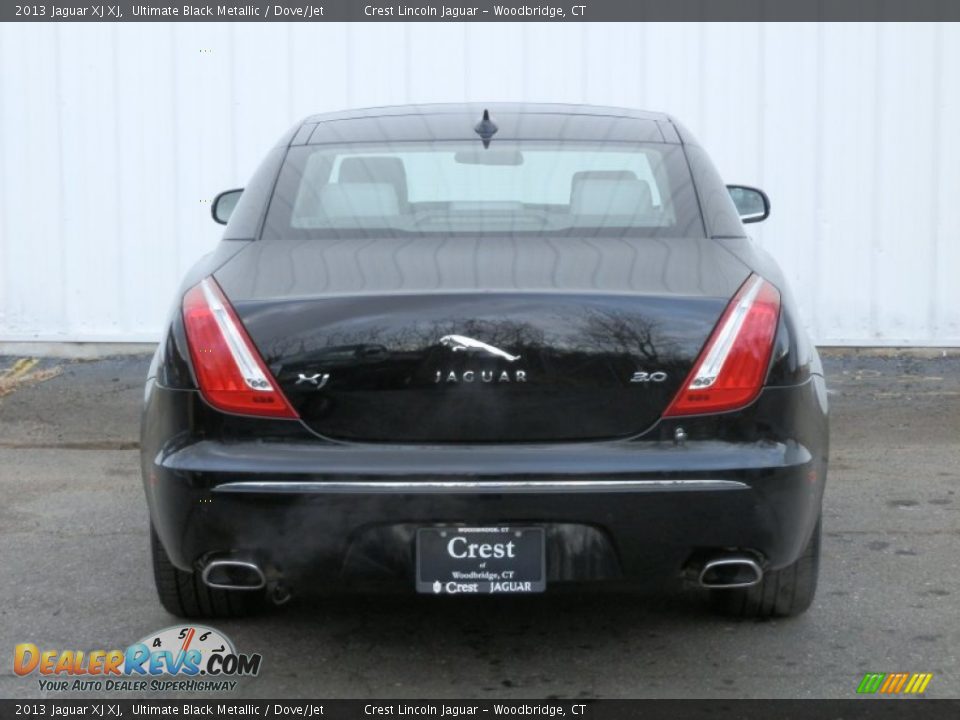 2013 Jaguar XJ XJ Ultimate Black Metallic / Dove/Jet Photo #5