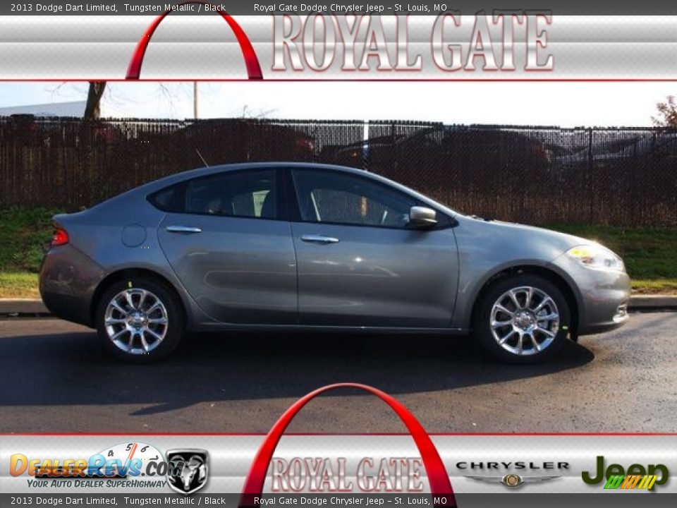 2013 Dodge Dart Limited Tungsten Metallic / Black Photo #1