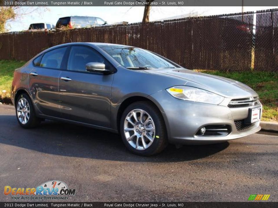 2013 Dodge Dart Limited Tungsten Metallic / Black Photo #2