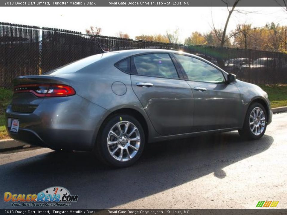 2013 Dodge Dart Limited Tungsten Metallic / Black Photo #3