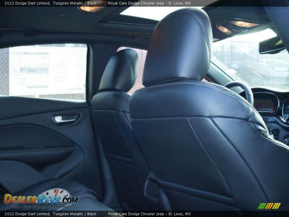 2013 Dodge Dart Limited Tungsten Metallic / Black Photo #4