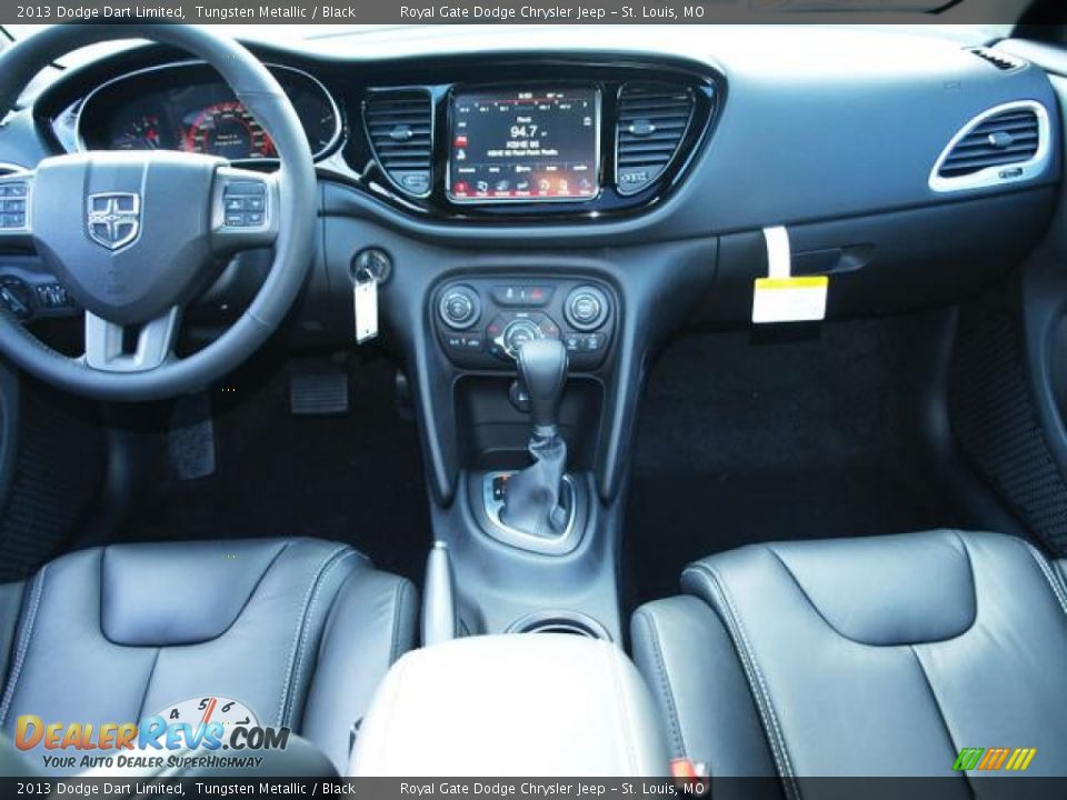 2013 Dodge Dart Limited Tungsten Metallic / Black Photo #5