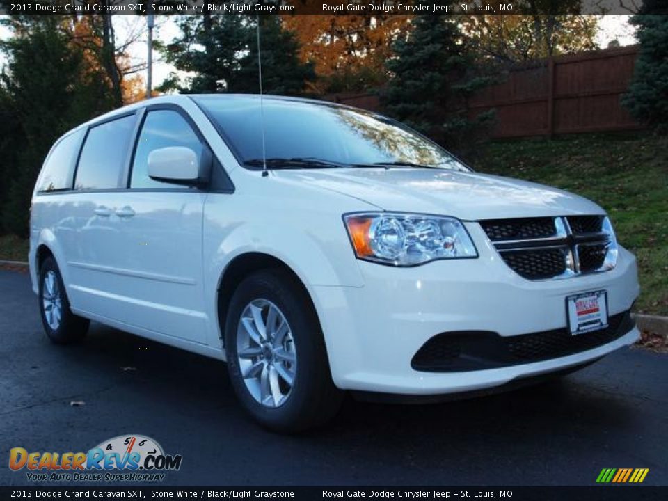 2013 Dodge Grand Caravan SXT Stone White / Black/Light Graystone Photo #2