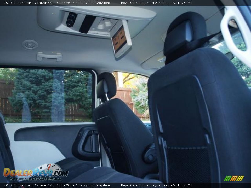 2013 Dodge Grand Caravan SXT Stone White / Black/Light Graystone Photo #4