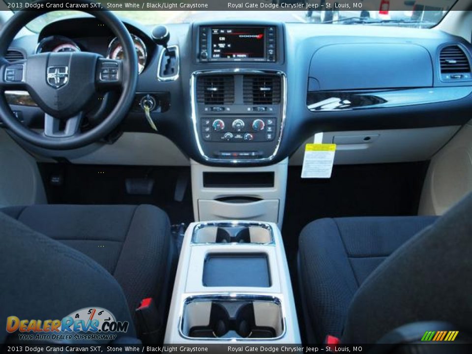 2013 Dodge Grand Caravan SXT Stone White / Black/Light Graystone Photo #6