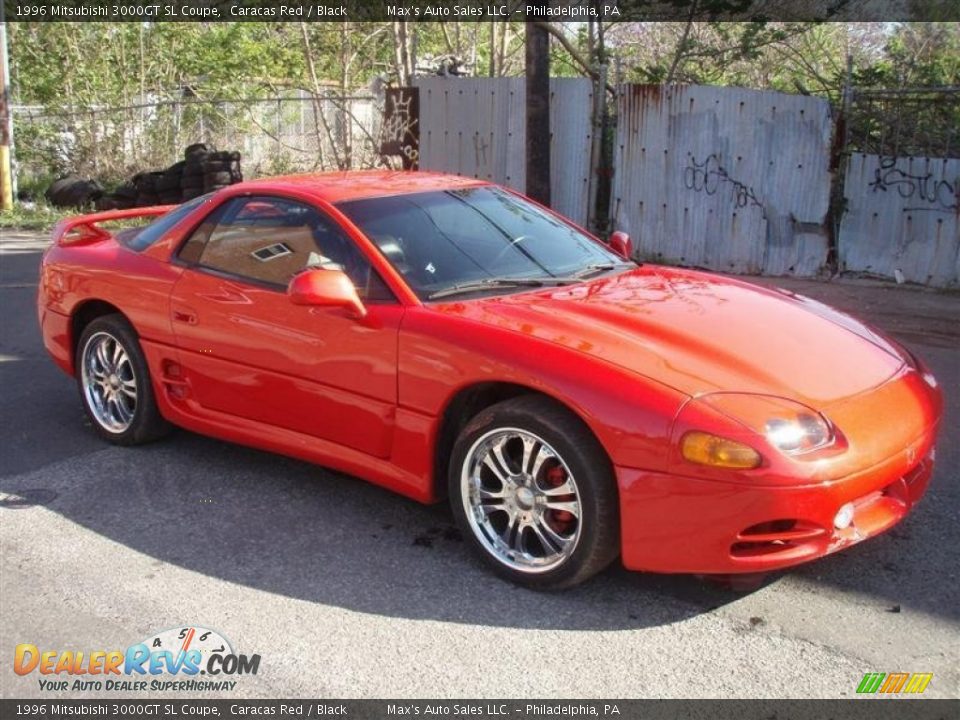 1996 Mitsubishi 3000GT SL Coupe Caracas Red / Black Photo #1