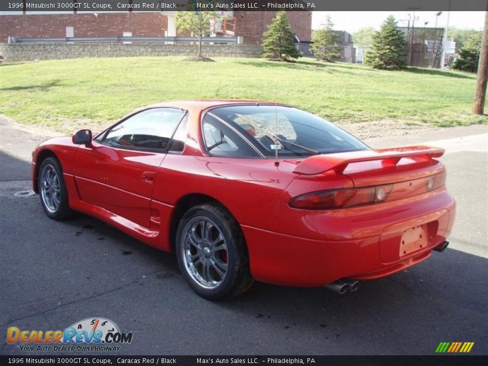 1996 Mitsubishi 3000GT SL Coupe Caracas Red / Black Photo #3