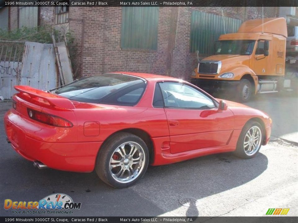 1996 Mitsubishi 3000GT SL Coupe Caracas Red / Black Photo #4