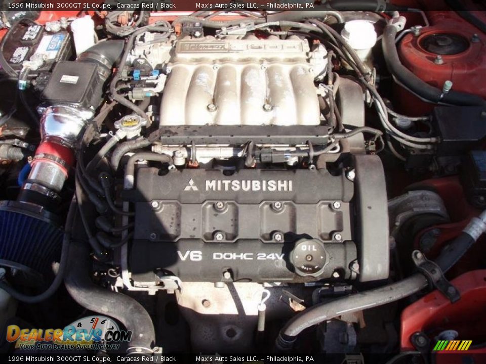 1996 Mitsubishi 3000GT SL Coupe 3.0 Liter DOHC 24-Valve V6 Engine Photo #8