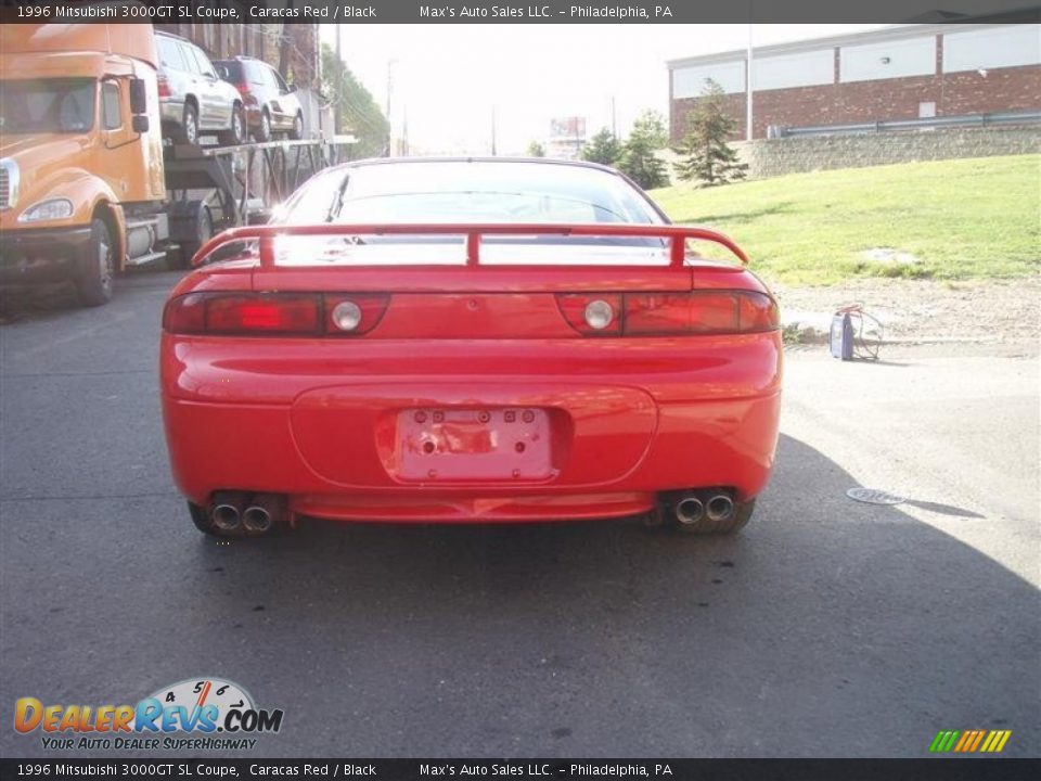 1996 Mitsubishi 3000GT SL Coupe Caracas Red / Black Photo #13