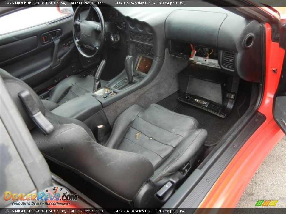 1996 Mitsubishi 3000GT SL Coupe Caracas Red / Black Photo #24