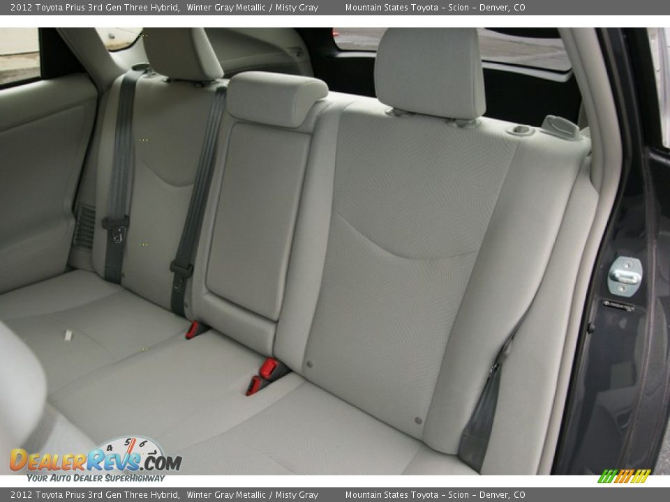2012 Toyota Prius 3rd Gen Three Hybrid Winter Gray Metallic / Misty Gray Photo #7