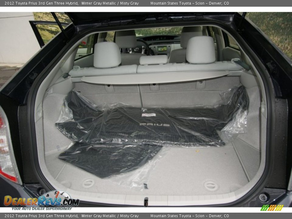 2012 Toyota Prius 3rd Gen Three Hybrid Winter Gray Metallic / Misty Gray Photo #8