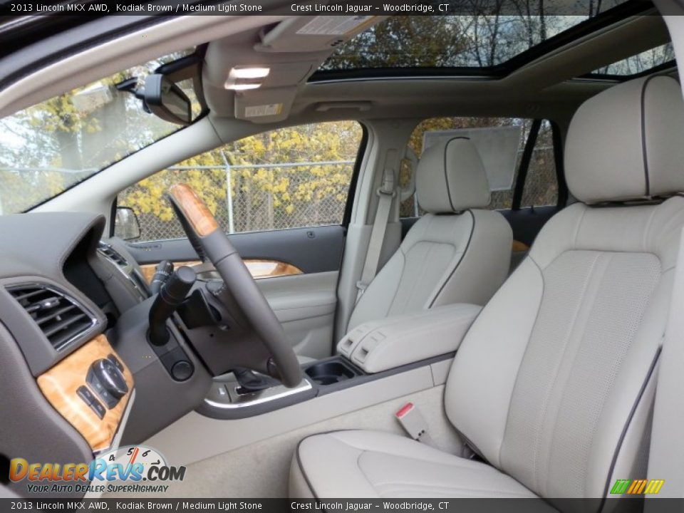 2013 Lincoln MKX AWD Kodiak Brown / Medium Light Stone Photo #8