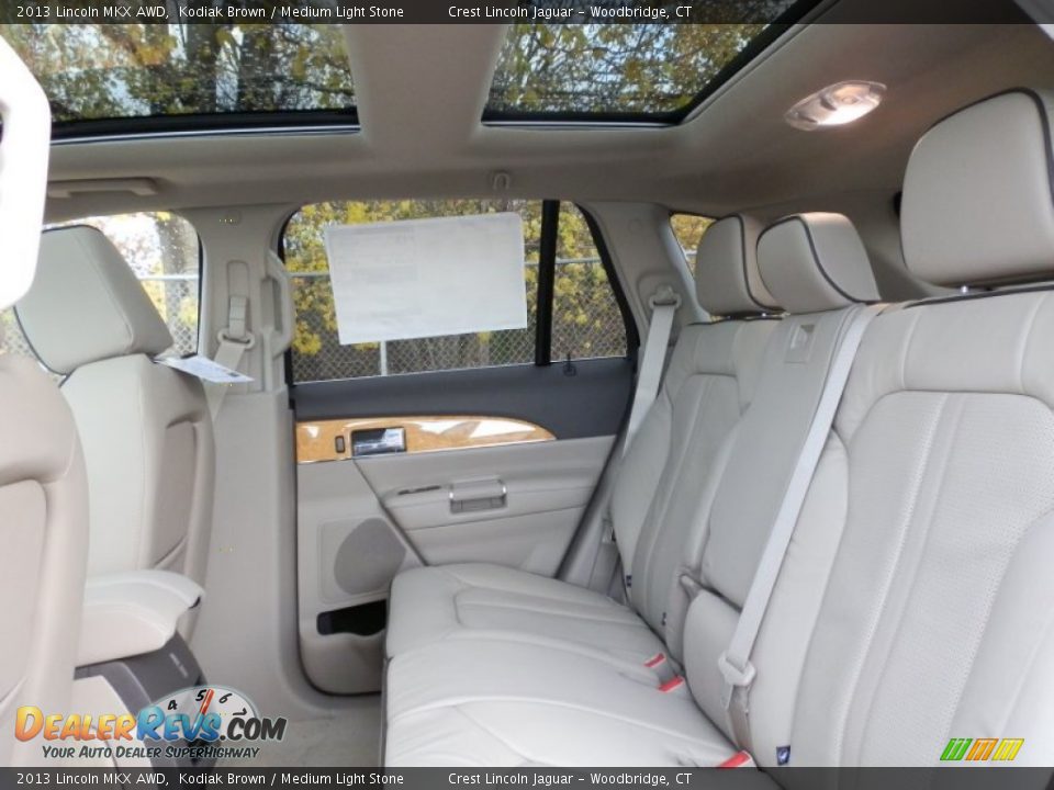 2013 Lincoln MKX AWD Kodiak Brown / Medium Light Stone Photo #9