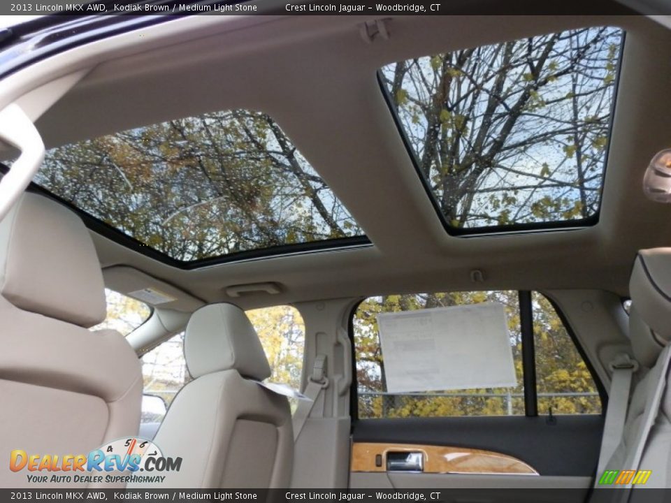 2013 Lincoln MKX AWD Kodiak Brown / Medium Light Stone Photo #11