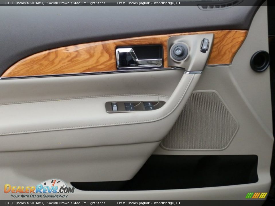 2013 Lincoln MKX AWD Kodiak Brown / Medium Light Stone Photo #13